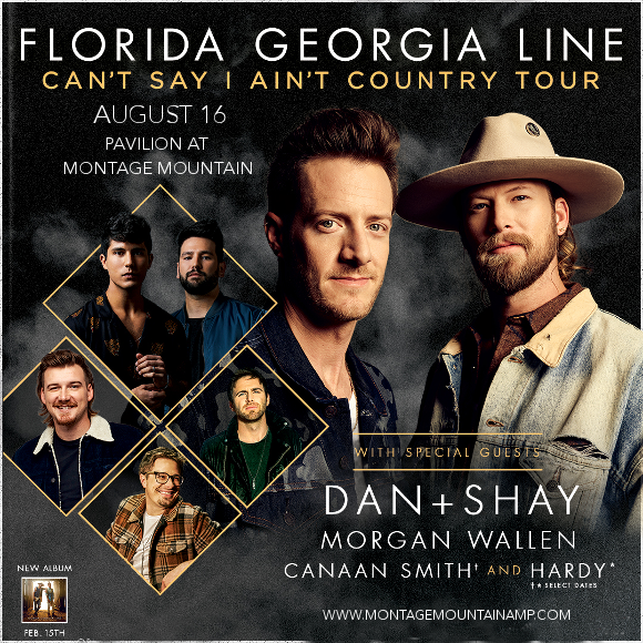 Florida Georgia Line, Dan and Shay & Morgan Wallen at Pavilion at Montage Mountain