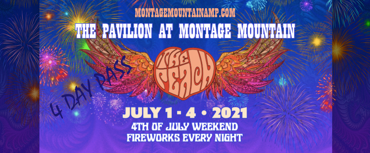 The Peach Music Festival - 4 Day Pass at Pavilion at Montage Mountain