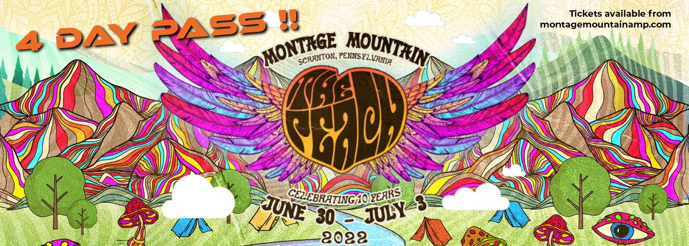 Peach Music Festival - 4 Day Pass at Pavilion at Montage Mountain