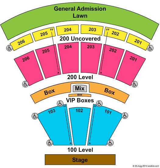 At Montage Mountain Seating Chart