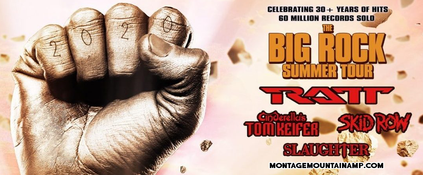 Big Rock Summer Tour: RATT, Tom Keifer, Skid Row & Slaughter at Pavilion at Montage Mountain