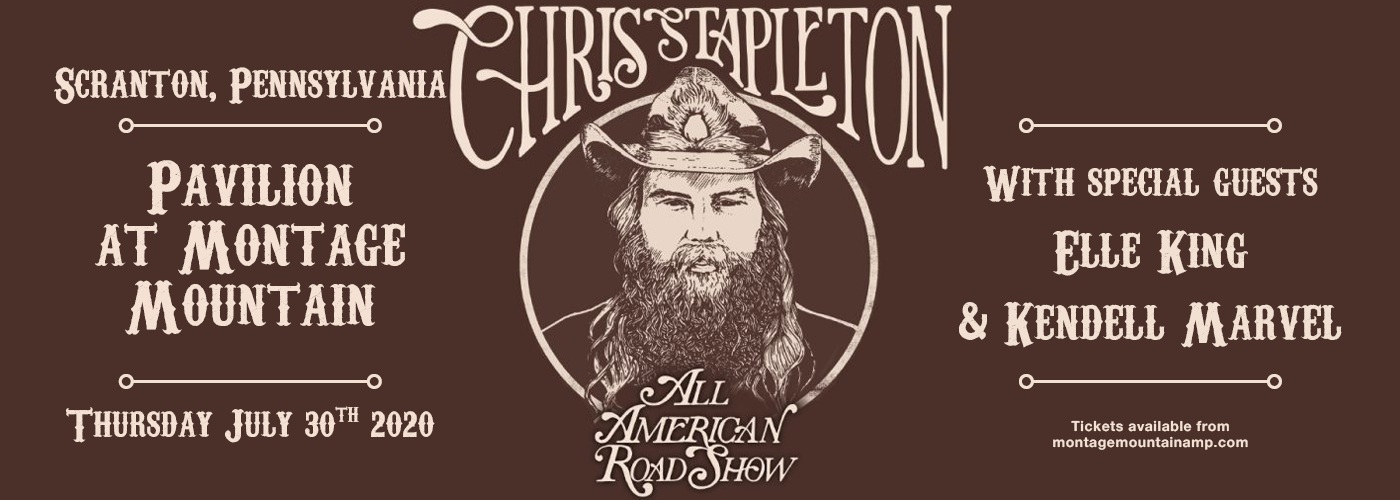 Chris Stapleton [CANCELLED] at Pavilion at Montage Mountain