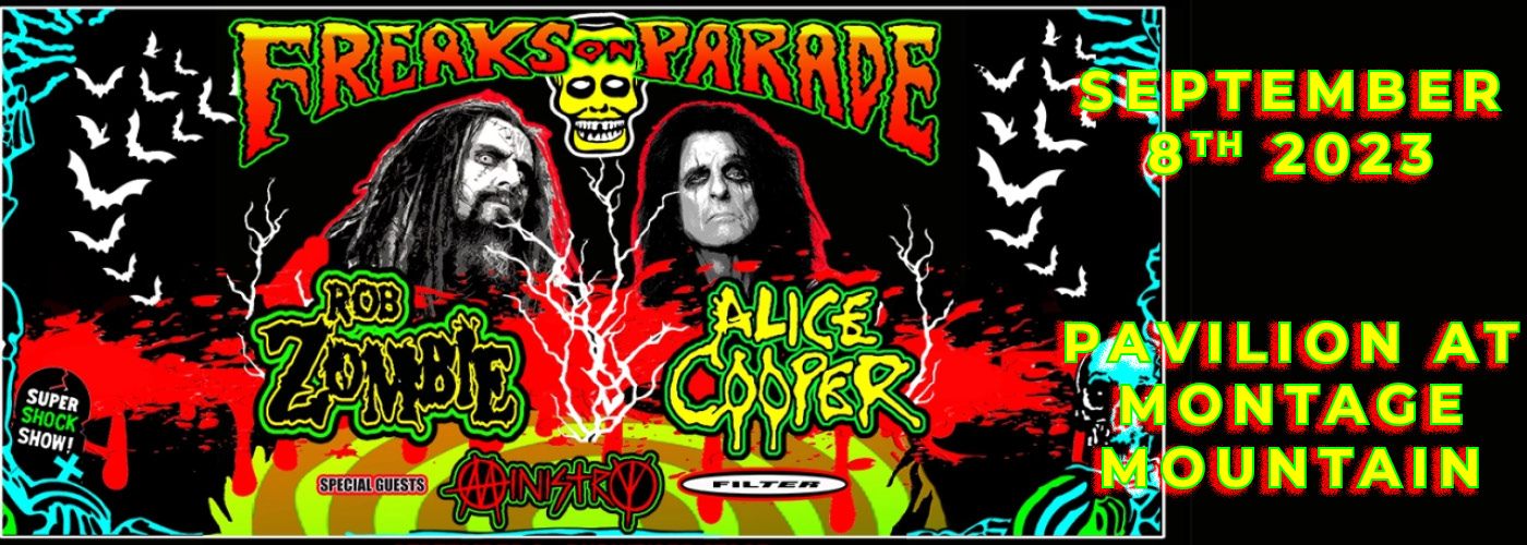 Rob Zombie & Alice Cooper: Freaks on Parade Tour at Pavilion at Montage Mountain